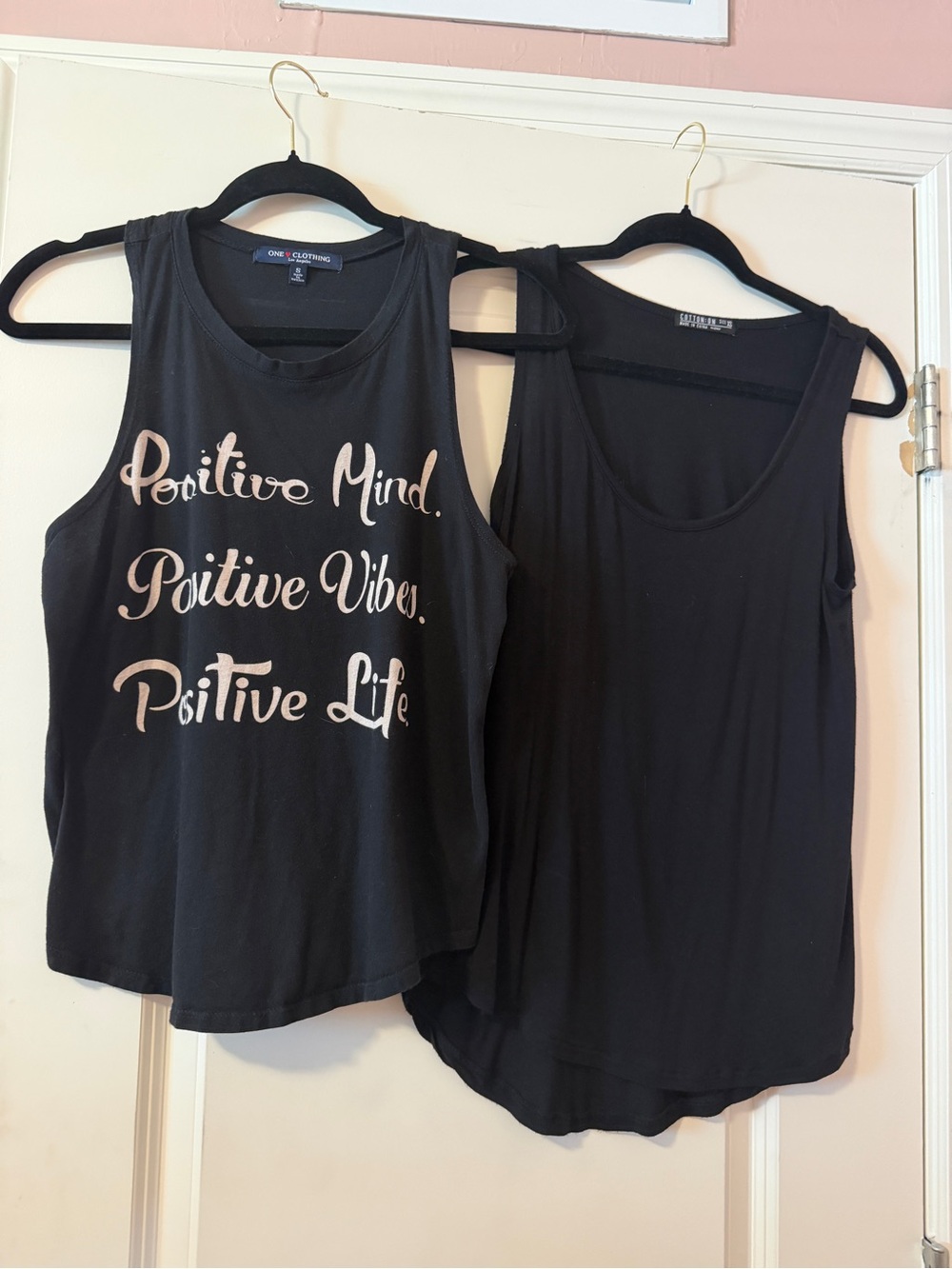 Positive Mind Graphic Tank S by One Clothing- Cotton On Over Sized Flowy Tank XS